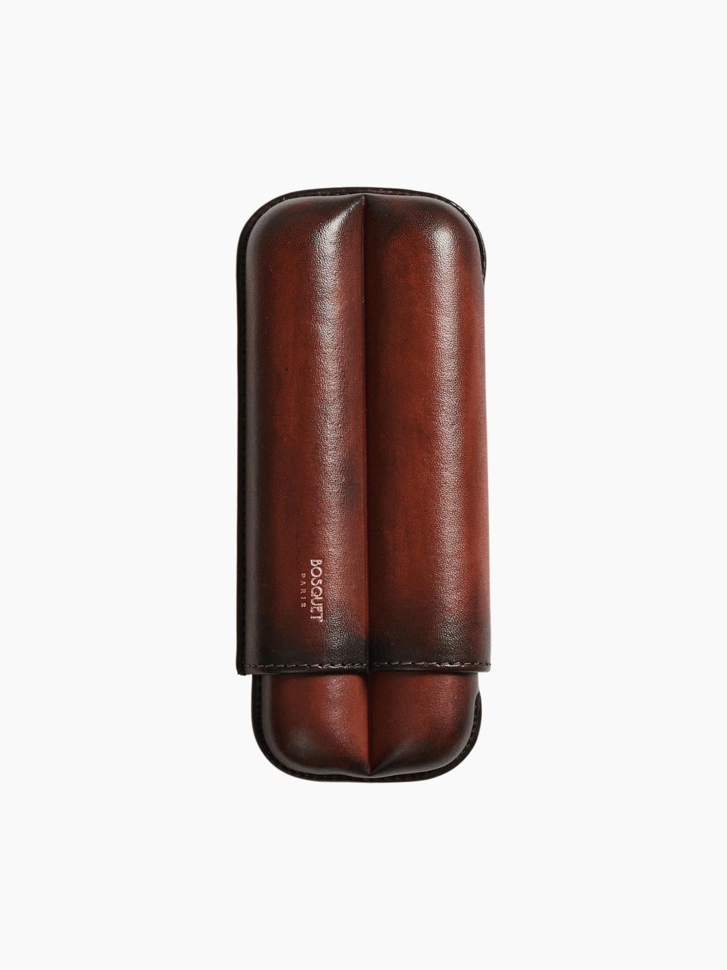 Patina Brown Double Cigar Case