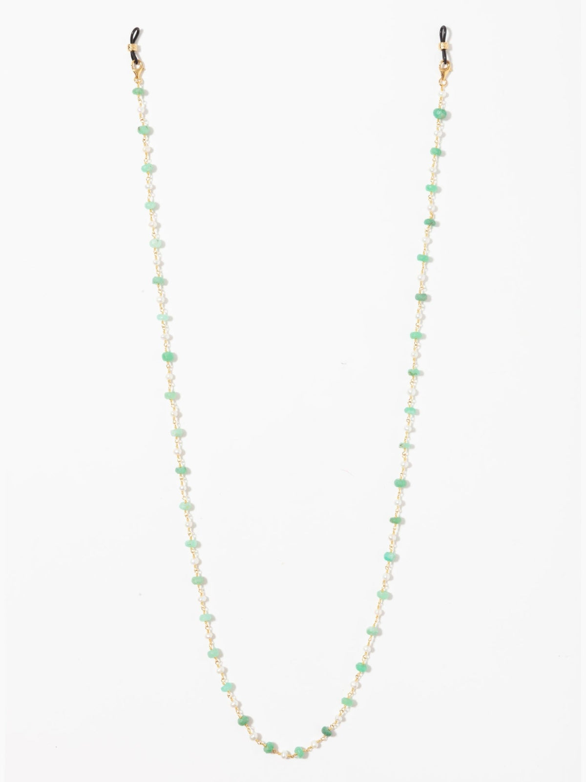 Pearl and Chrysoprase Sunglasses Chain
