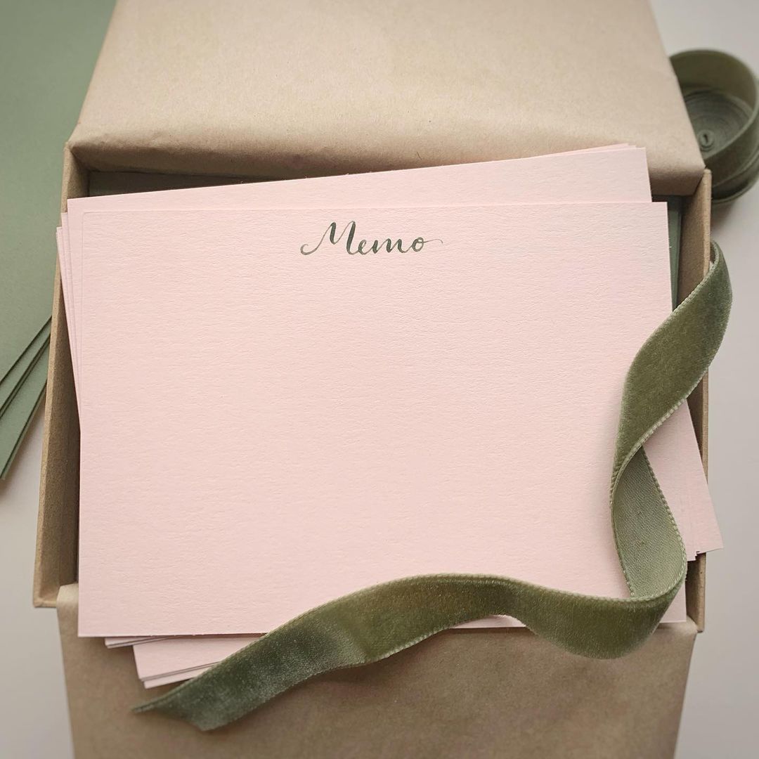 Personalised Note Cards in Ballet