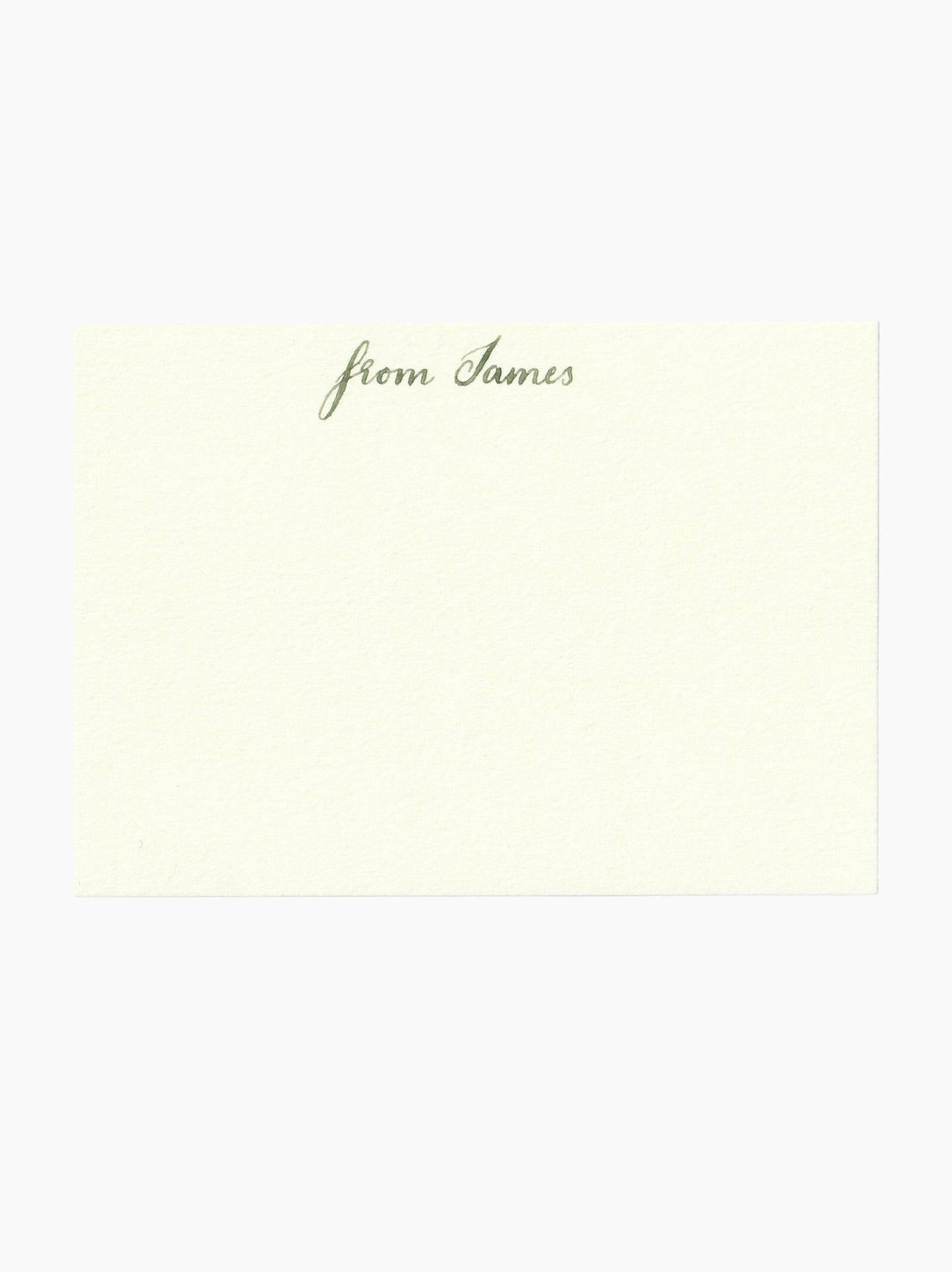 Personalised Note Cards in Cotton