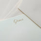 Personalised Note Cards in Cotton