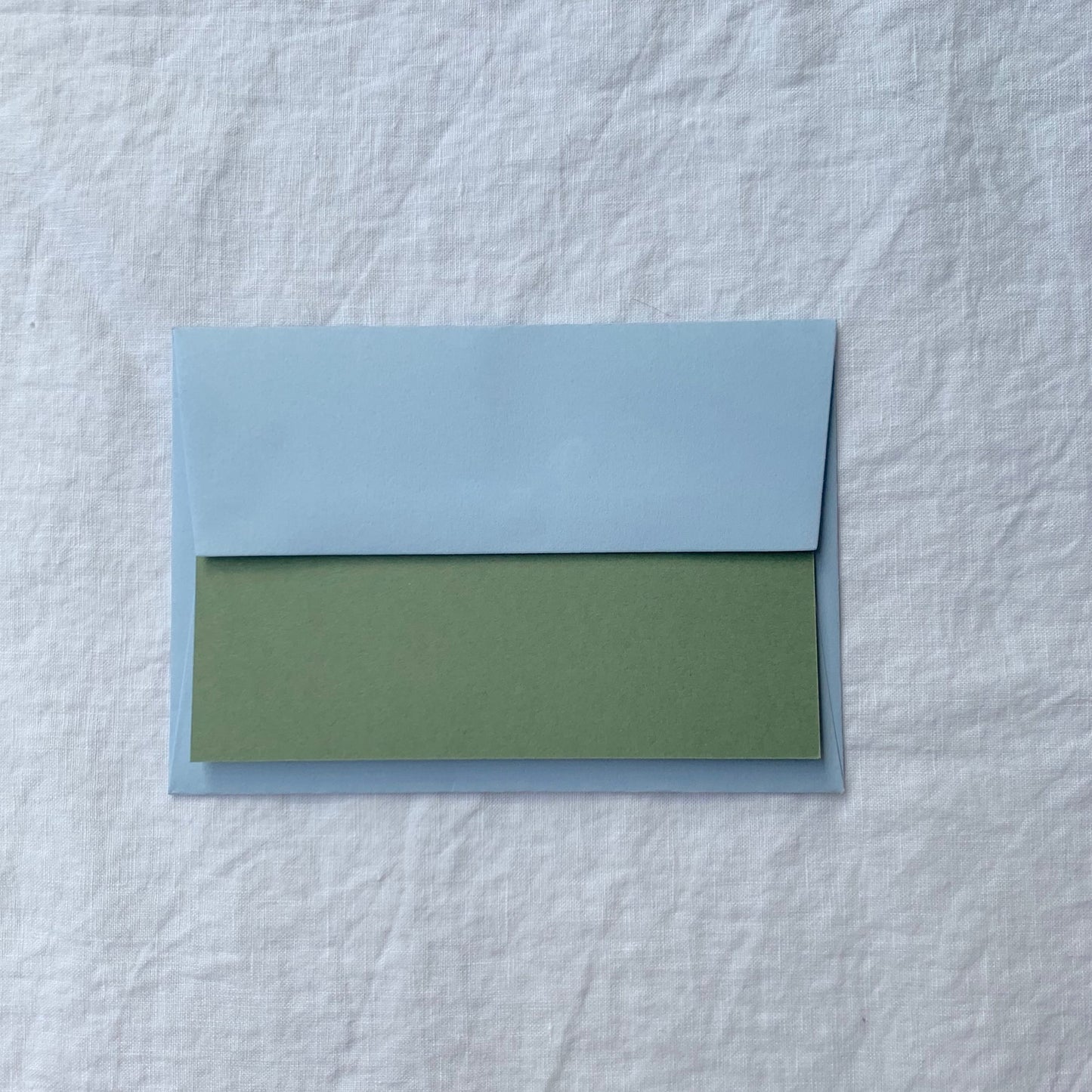Personalised Note Cards in Olive