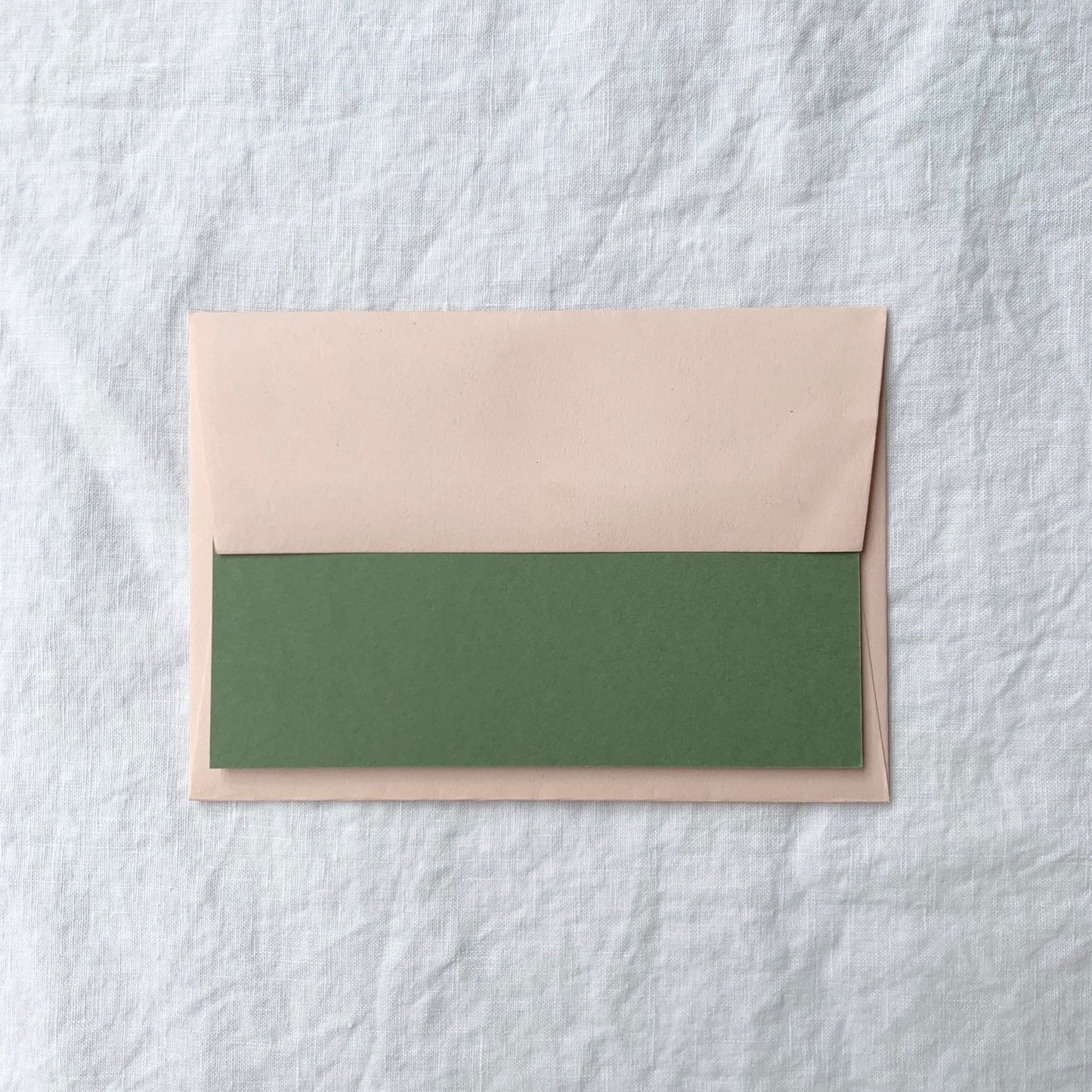 Personalised Note Cards in Olive