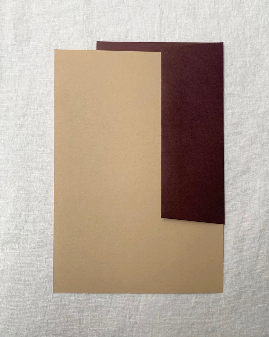 Personalised Writing Paper in Oat
