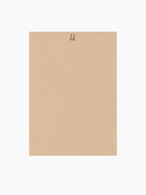 Personalised Writing Paper in Oat