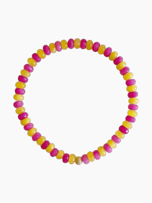 Pink and Yellow Choker