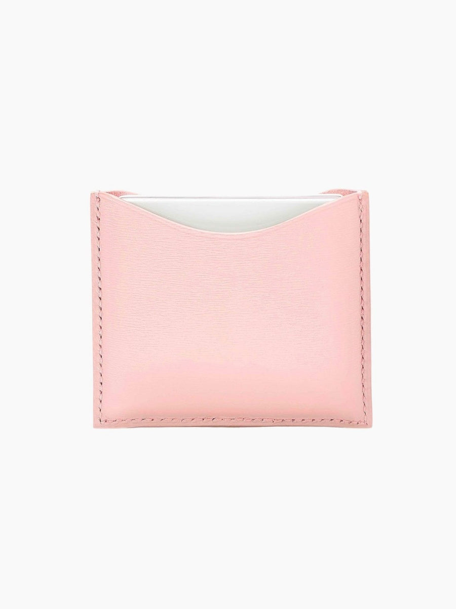 Pink Leather Compact Case