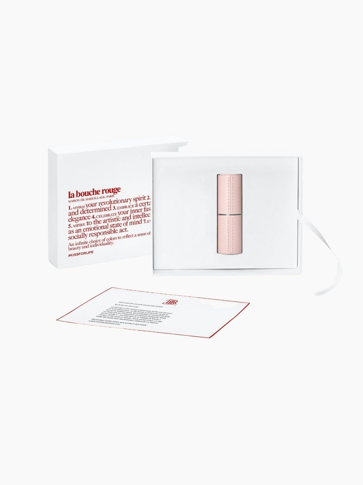 Pink Leather Lipstick Case