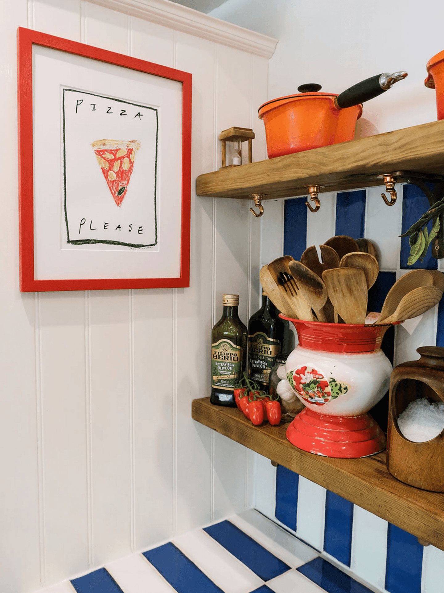 Pizza Please Framed Print