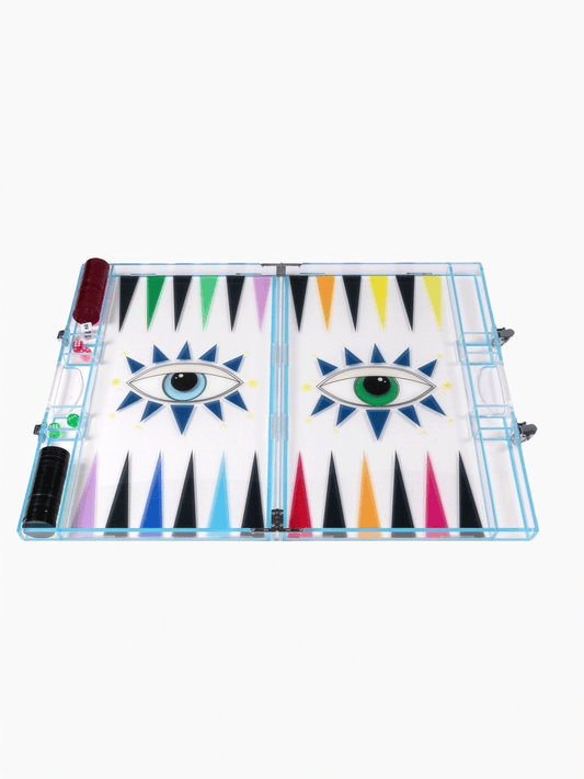 Rainbow Eyes Backgammon