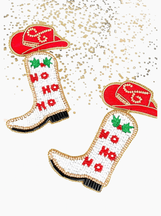 Santa Boot Earrings