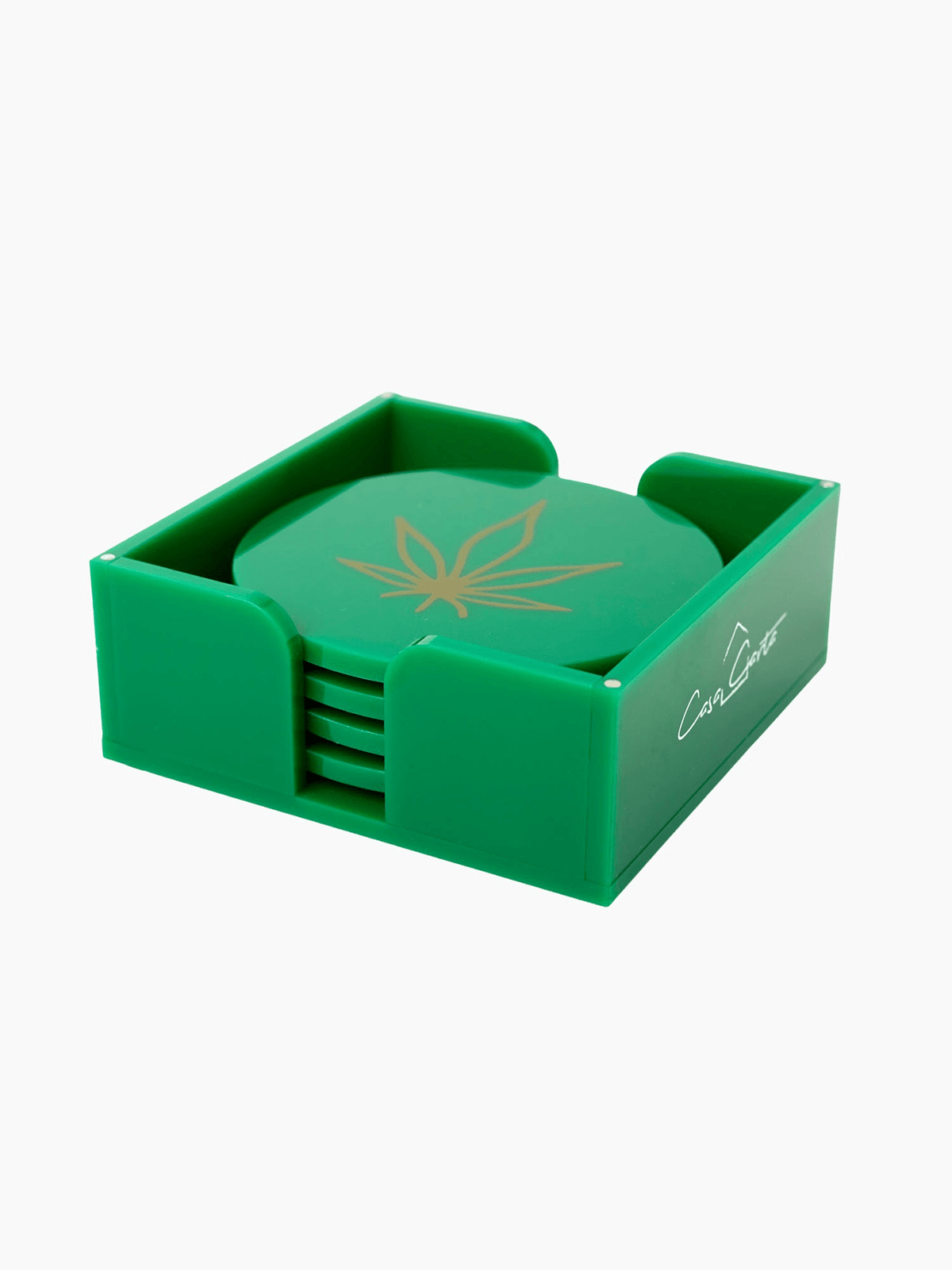 Set of Four Leaf Coasters