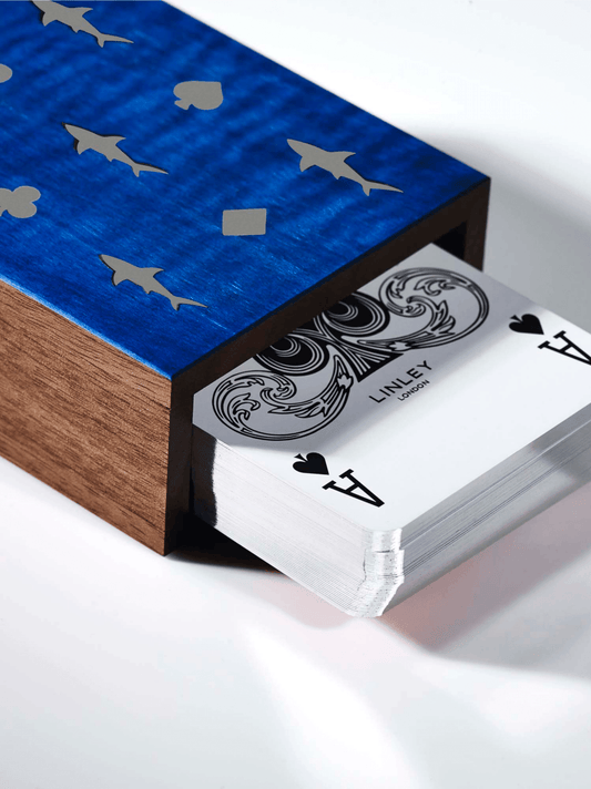Shark Playing Card Set in Blue