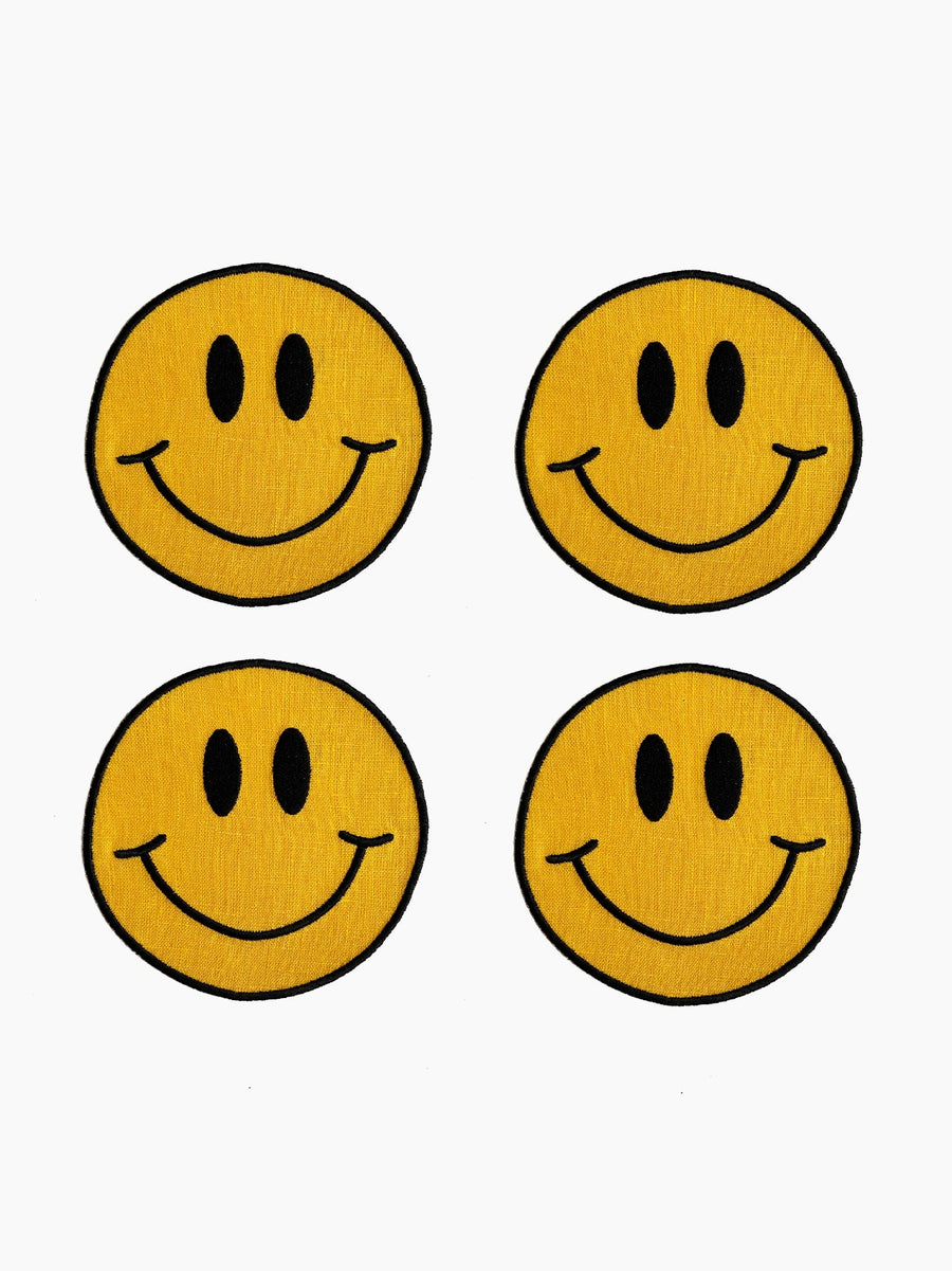 Smiley Cocktail Napkins Set