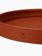 Tan Leather Trinket Tray