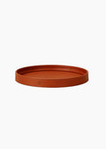 Tan Leather Trinket Tray