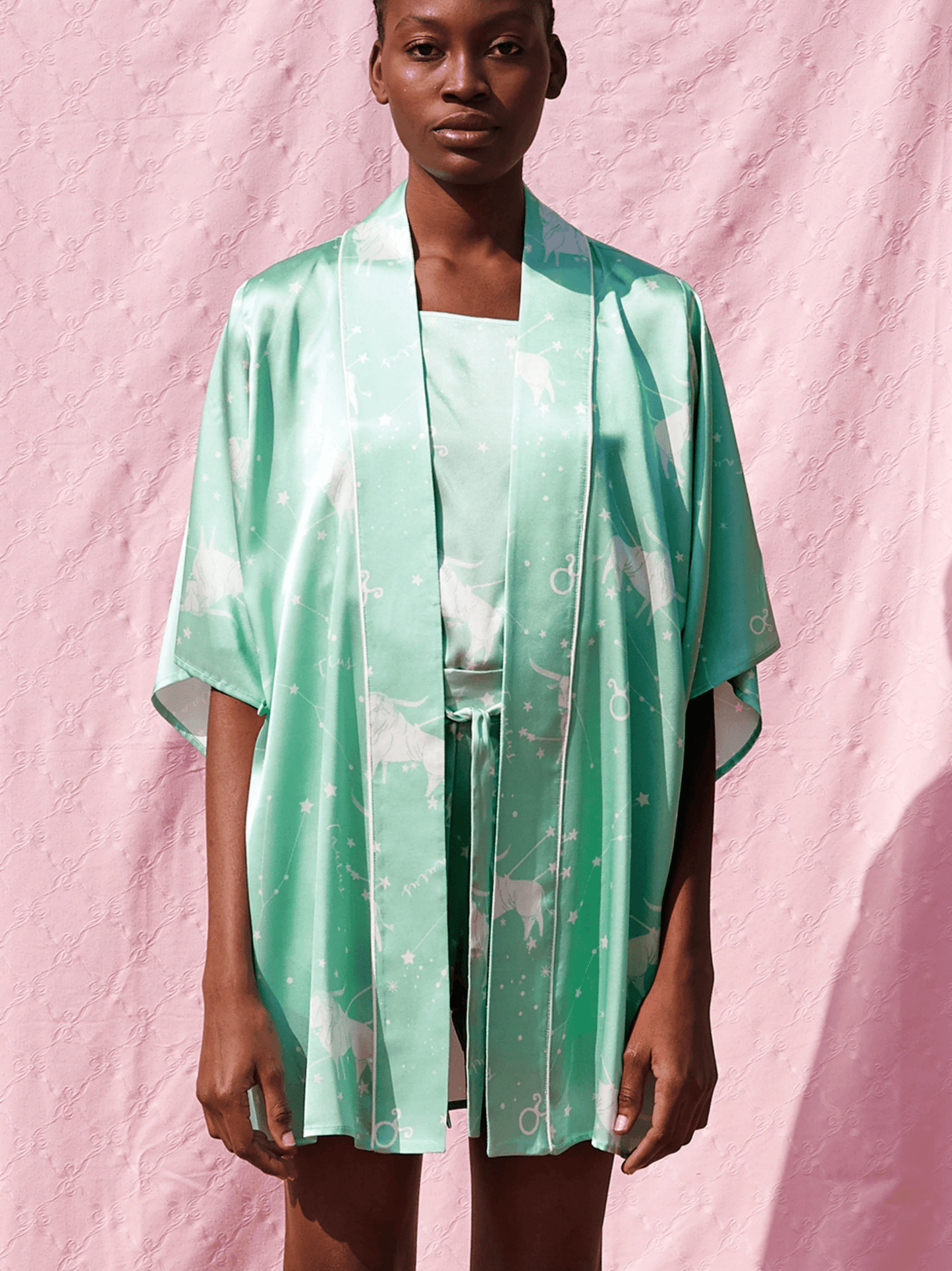 Mint green sales kimono cardigan
