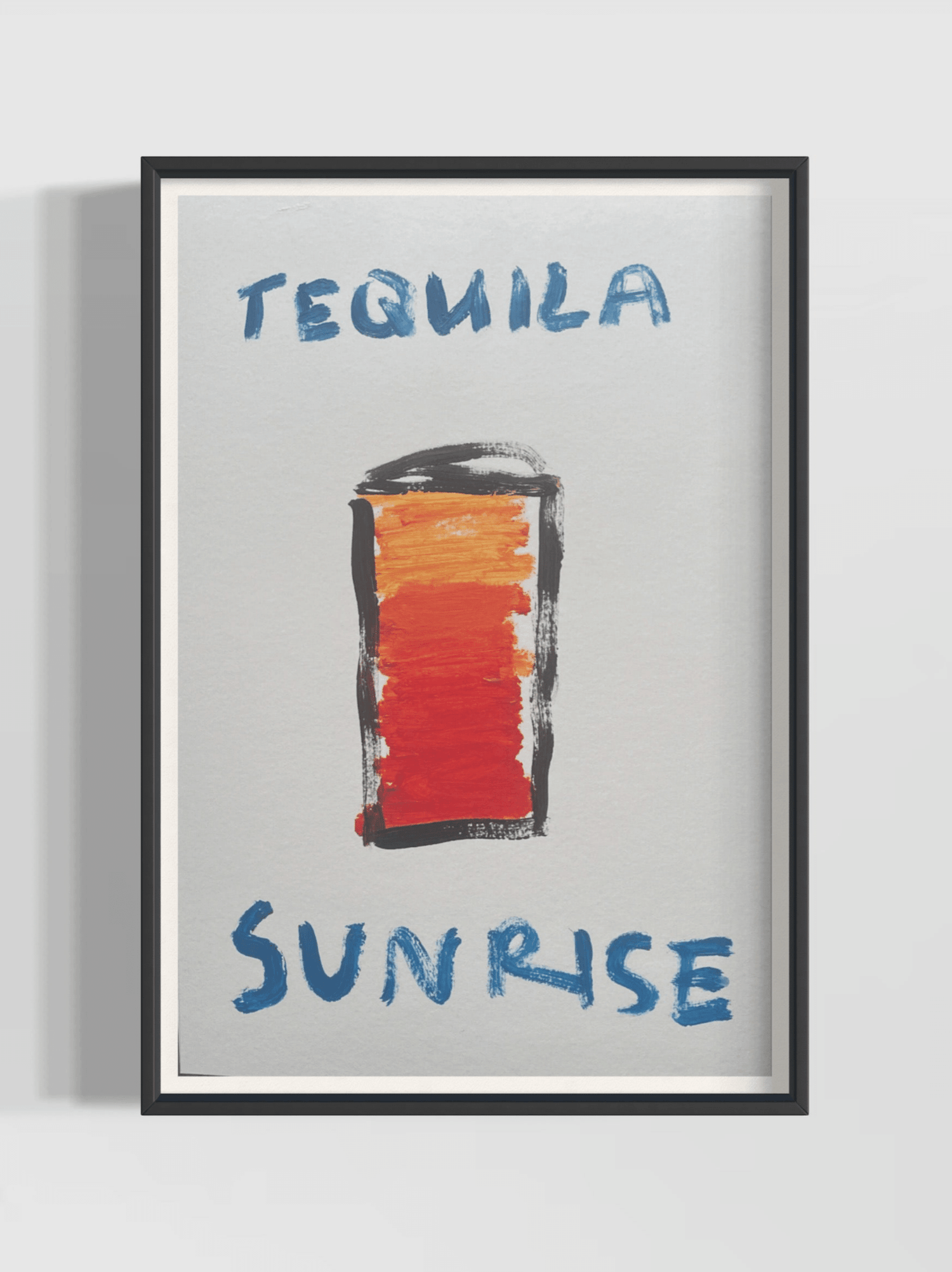 Tequila Sunrise Art