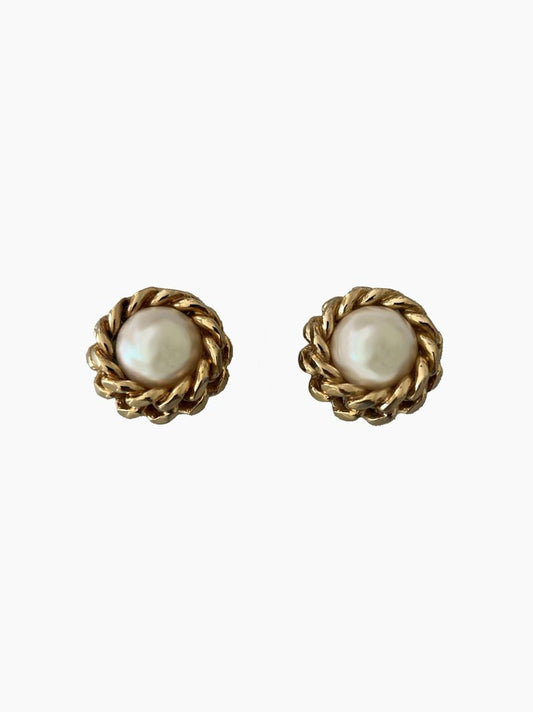 Vintage Grossé Pearl Earrings