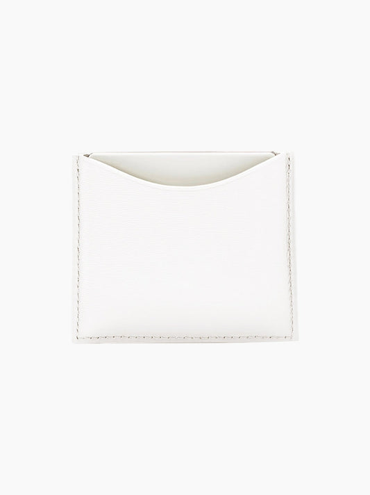 White Leather Compact Case