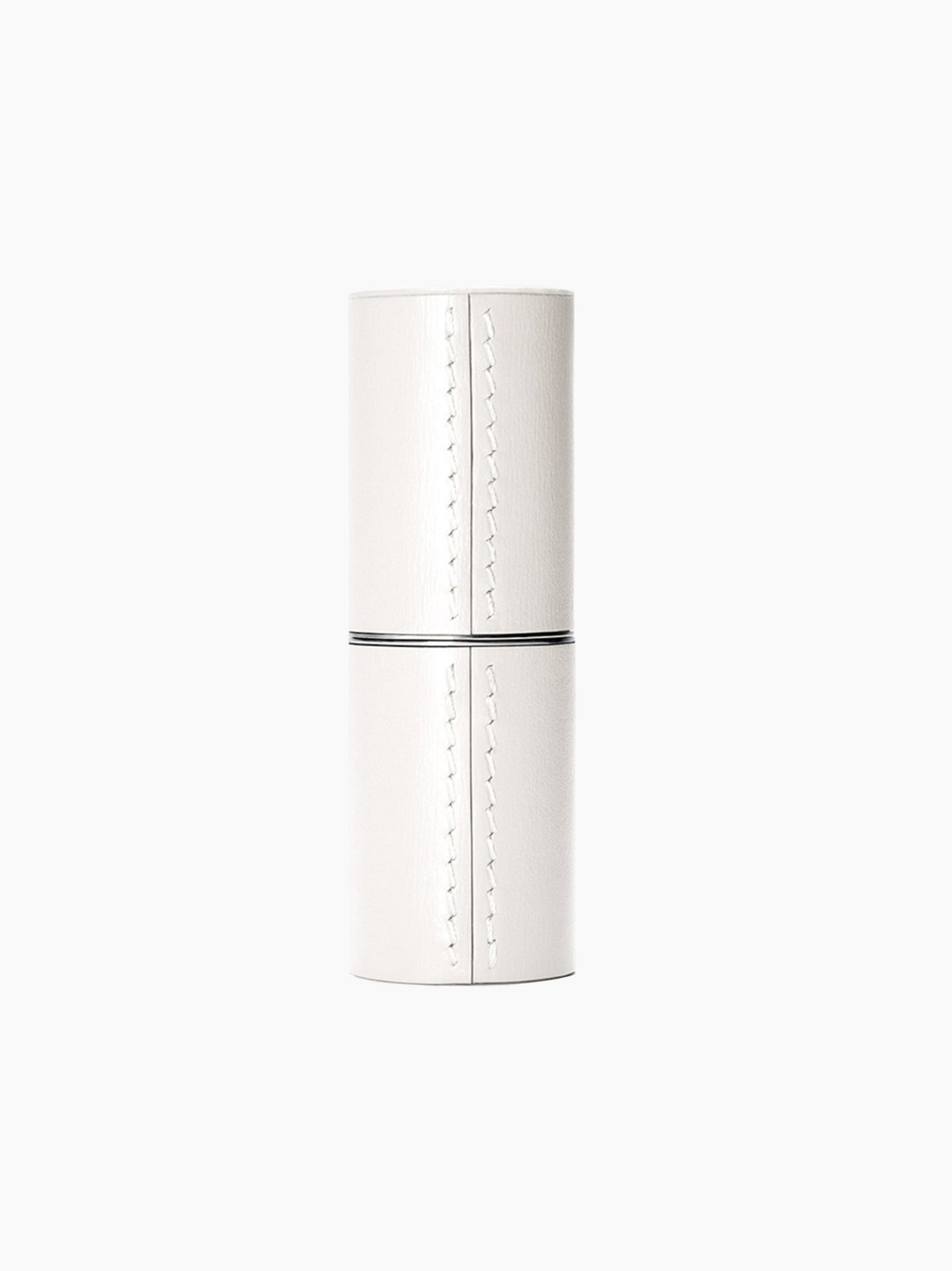 White Leather Lipstick Case
