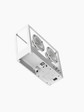 White Small Transparent Speaker